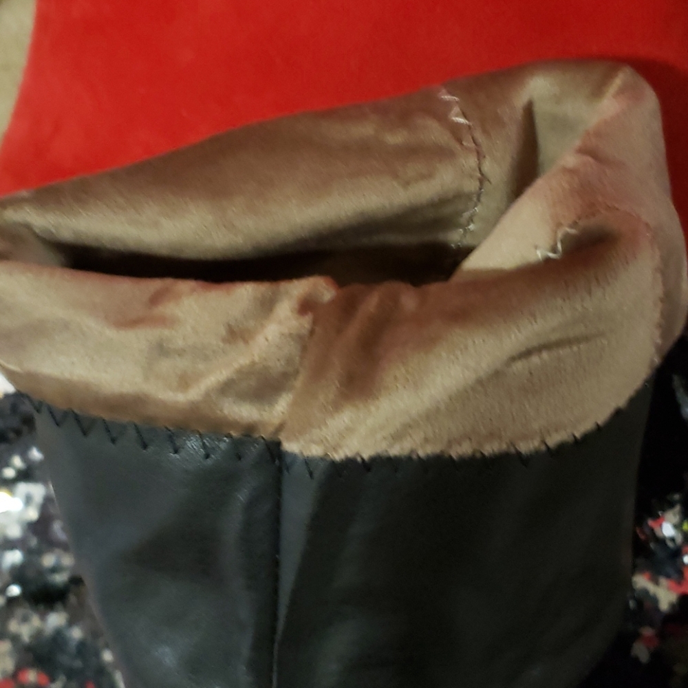 Blink Sequence,Tigh High Black Silver Winter Boots - image 5